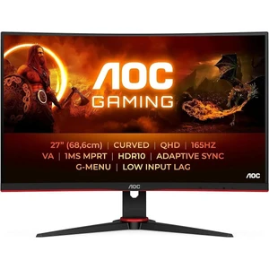 Aoc 27" CQ27G2SE/BK 1ms 165HZ 2k Dp Aoc 27" CQ27G2SE/BK 1ms 165HZ 2k Dp