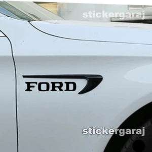Frd Kapı Çamurluk Uyumlu Izgara Görünümlü Tuning Aksesuar ve Marka Etiket 2li Set