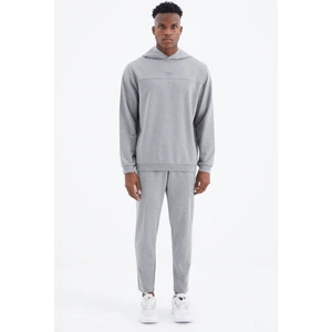 Air Jones Kelvin Gri Melanj Kelvin Basic Erkek Eşofman Takım - 85230