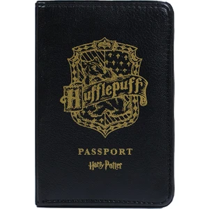 Sihir Dükkanı Hufflepuff Pasaport Kılıfı Lisanslı Deri