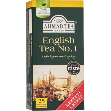 Ahmad Tea English Tea No.1 Bardak Poşet Çay 50 gr 25