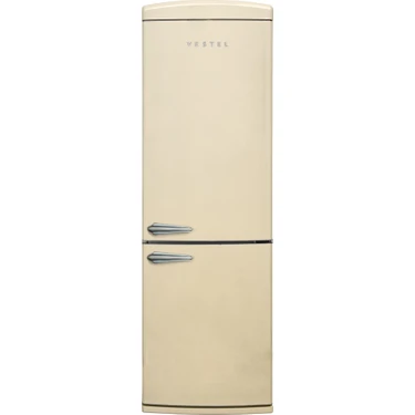 Vestel Retro NFK37201 Bej F Enerji Sınıfı 366 Lt