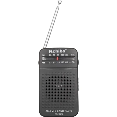 Gaman KK-925 Pilli Fm Radyo - Cep Radyosu- Taşınabilir Mini Radyo 2 Band Am/fm Kolay Kullanım