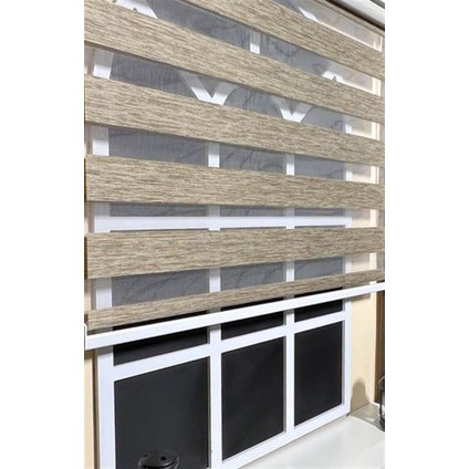 Zebra Stor Sert Plastik Kasalı Kahverengi Perde STB 400V05-PD