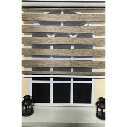 Zebra Stor Sert Plastik Kasalı Kahverengi Perde STB 400V05-PD fiyatları