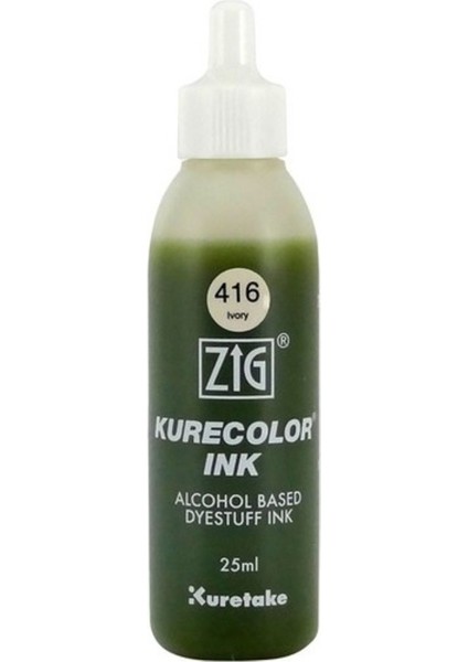 Ivory 25 ml Kurecolor Ink Alkol Bazlı Mürekkep 416