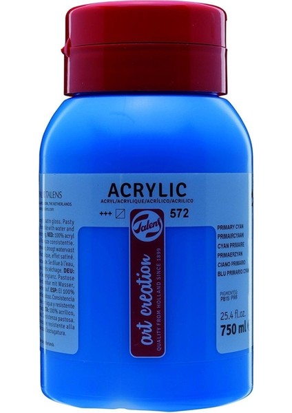 Art Creation Akrilik Boya 750ML 572 Primary Cyan fiyatları