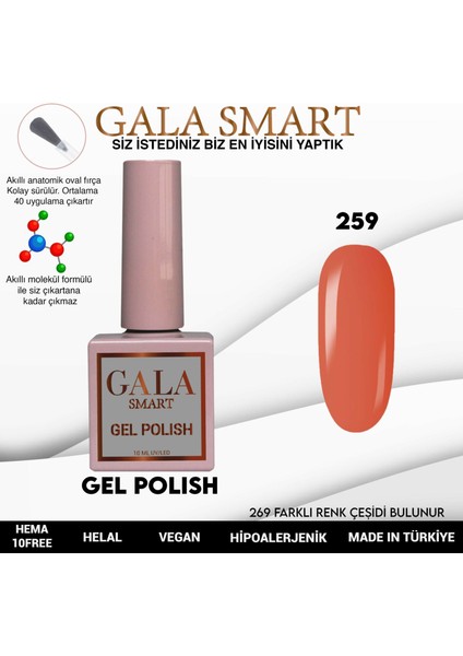 Classic Kalıcı Oje 10 Mle NO:259