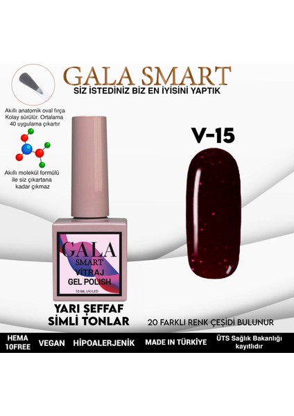 Vitraj Kalıcı Oje 10 ml V15