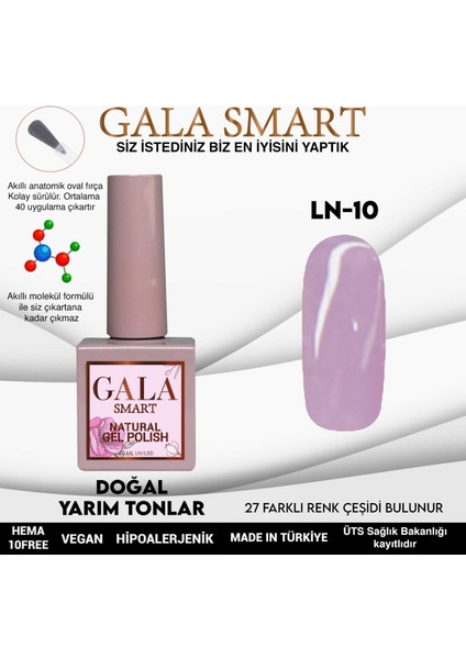 Natural Kalıcı Oje 10 Mle LN10
