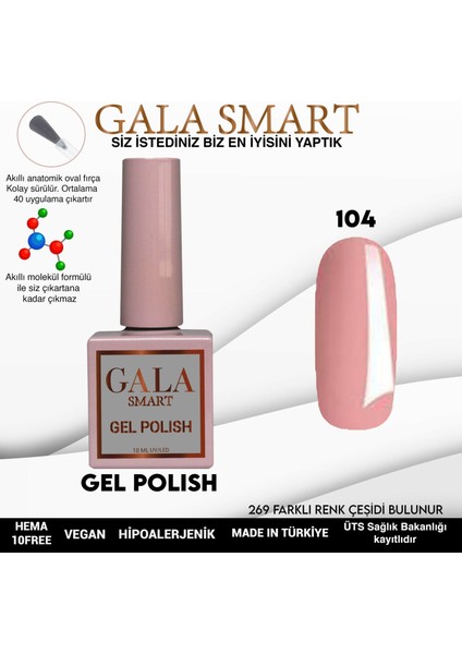 Classic Kalıcı Oje 10 Mle NO:104