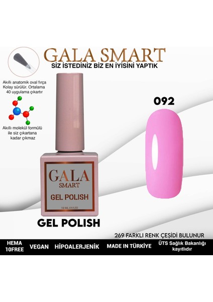 Classic Kalıcı Oje 10 Mle NO:092