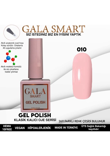 Classic Kalıcı Oje 10 Mle NO:010