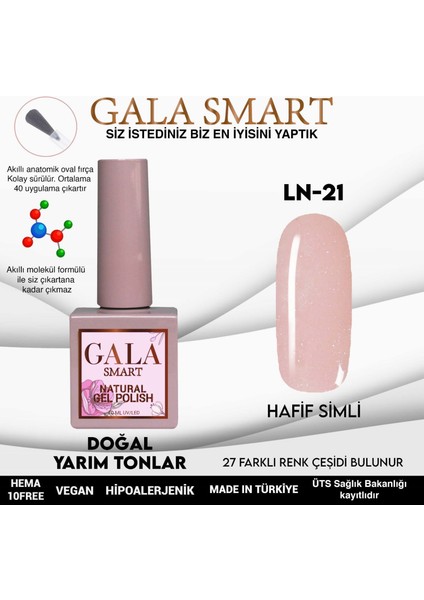 Natural Kalıcı Oje 10 Mle LN21