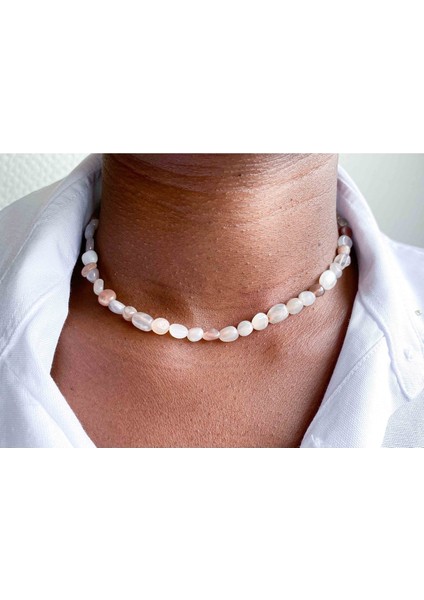 Sertifikalı Güneş Taşı Doğaltaş Kolye Tımbıl