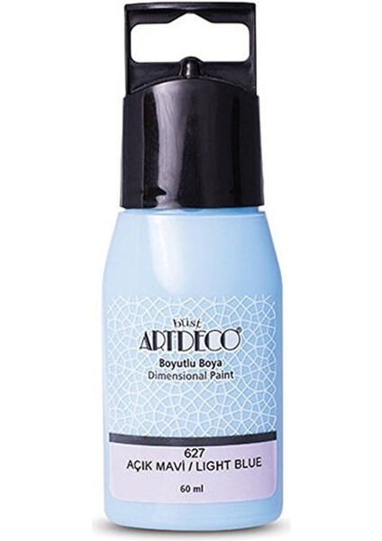 Boyutlu Boya - Açık Mavi - 60ML Cam Boyası