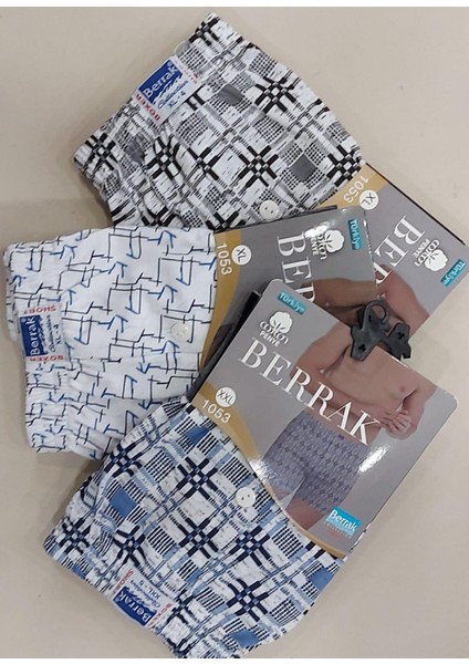1053 Erkek Desenli Boxer Şort 6 Adet fırsatları