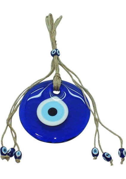 Keten Ipli Çok Taşlı Büyük Nazarlık 105 mm