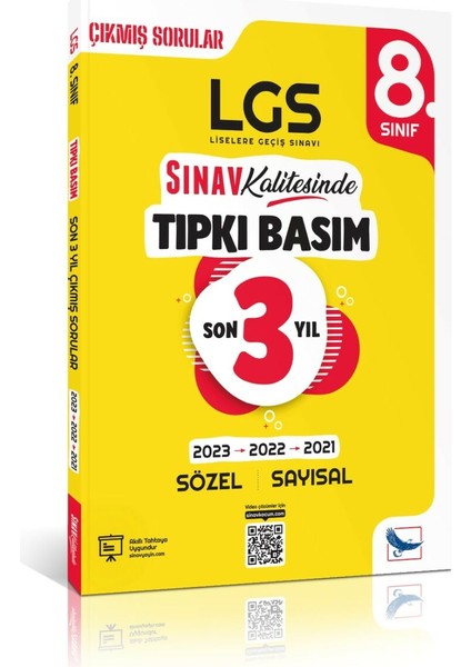 Kalitesinde 8. Sınıf LGS Son 3 Yıl Tıpkı Basım Çıkmış Sorular ve Çözümleri