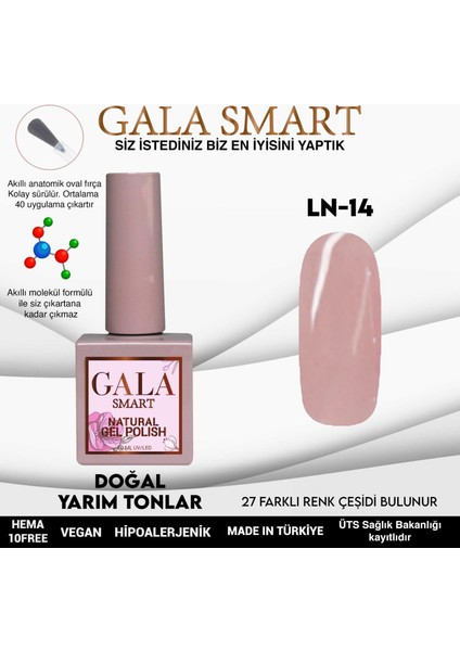Natural Kalıcı Oje 10 Mle LN14