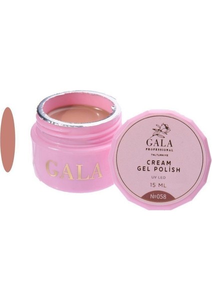 Gala Cream Oje No 058 15 ml