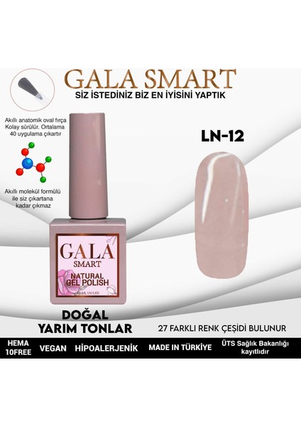 Natural Kalıcı Oje 10 Mle LN12