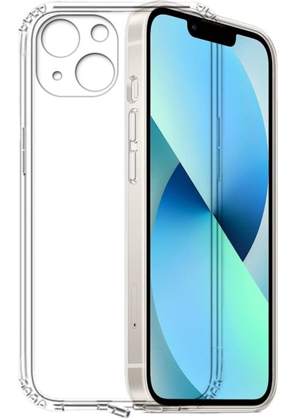 iphone 14 Plus Kamera Korumalı Süper Silikon Kılıf Ekran Koruyucu