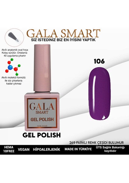 Classic Kalıcı Oje 10 Mle NO:106