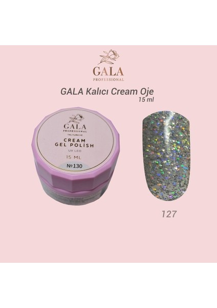 Gala Cream Kalıcı Oje NO:127 15 ml