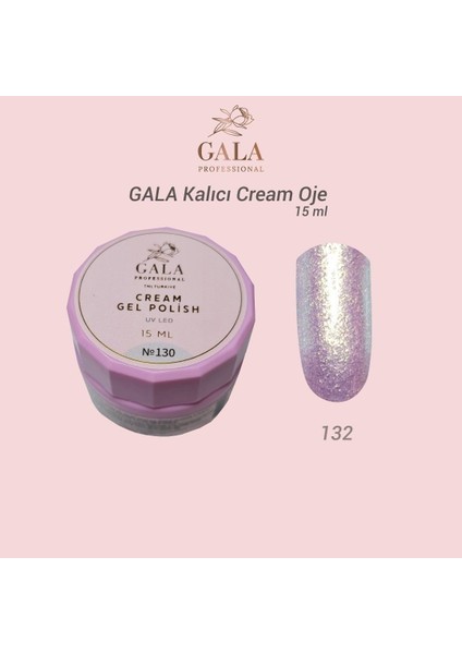 Gala Cream Kalıcı Oje NO:132 15 ml