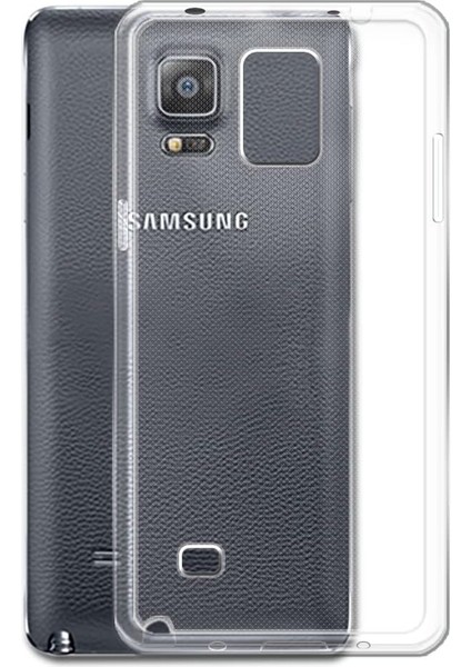 Samsung Galaxy Note 4 Kamera Korumalı Süper Silikon Kılıf Ekran Koruyucu