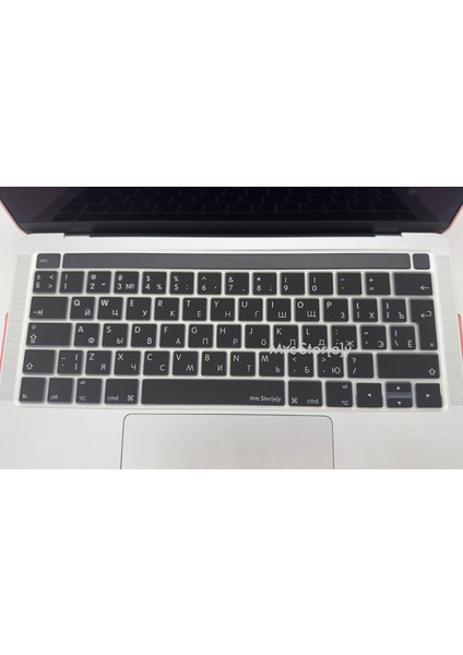 Macbook Pro Klavye Kılıfı Rusça Harf Baskılı A1706 A1989 A2159 A1707 A1990 ile Uyumlu modelleri