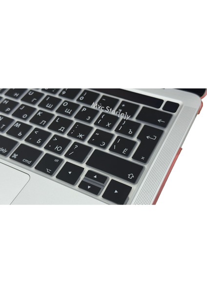 Macbook Pro Klavye Kılıfı Rusça Harf Baskılı A1706 A1989 A2159 A1707 A1990 ile Uyumlu fırsatları