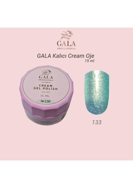 Gala Cream Kalıcı Oje NO:133 15 ml