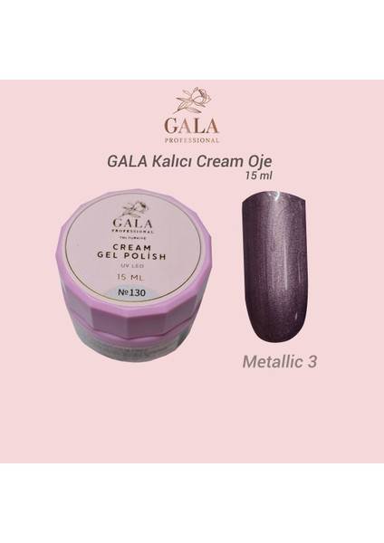 Gala Metallic Oje No:3 15 ml