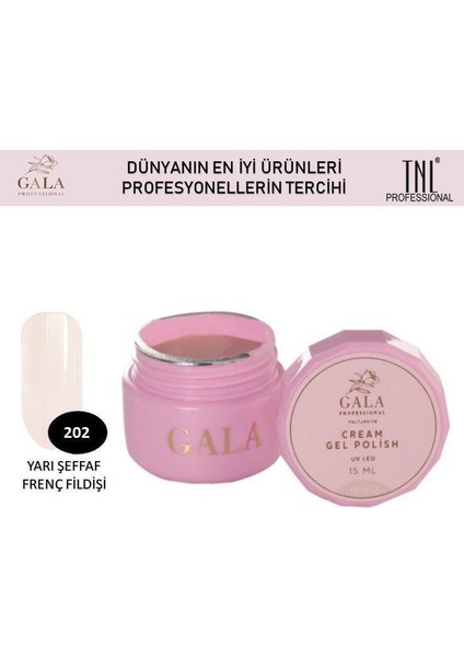 Gala Cream Oje No 202 15 ml
