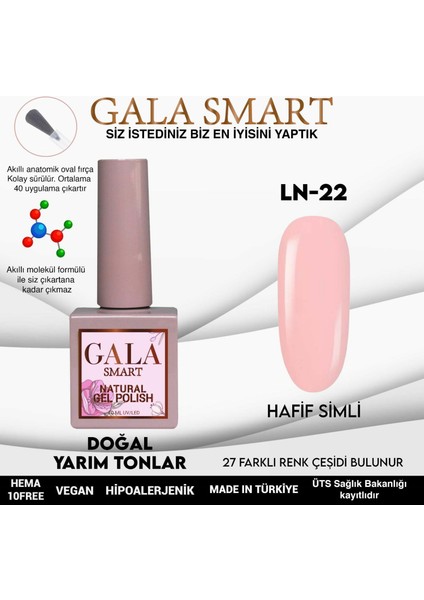 Natural Kalıcı Oje 10 Mle LN22