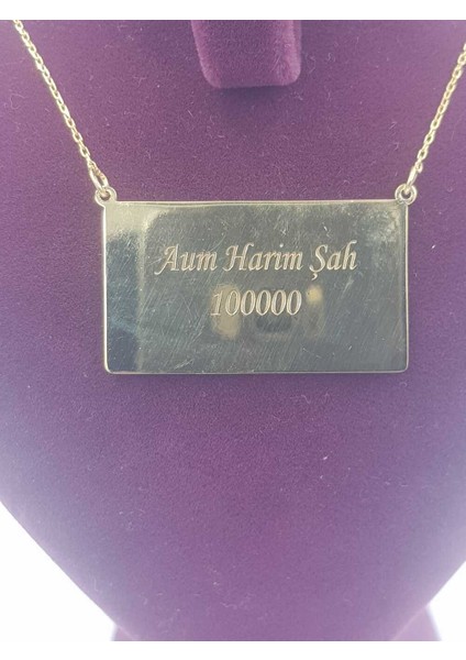 Unisex Çift Yönlü Vashikaran&kuber Yantra Gümüş Kolye