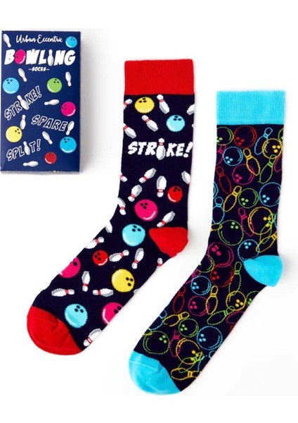 Özel Kutusunda Bowling Temalı 2'li Çorap fiyatları