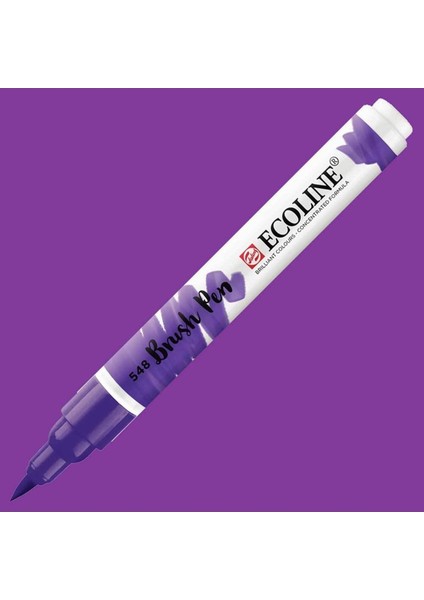 Ecoline Brush Pen Fırça Uçlu Kalem 548 Blue Violet