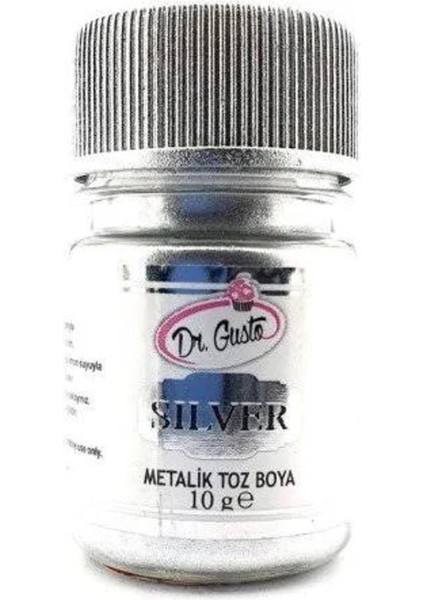 Dekoratif Yenilmeyen Gümüş Toz Sim Boya 10 gr