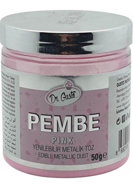 Yenilebilir Metalik Toz Gıda Boyası 50 gr modelleri