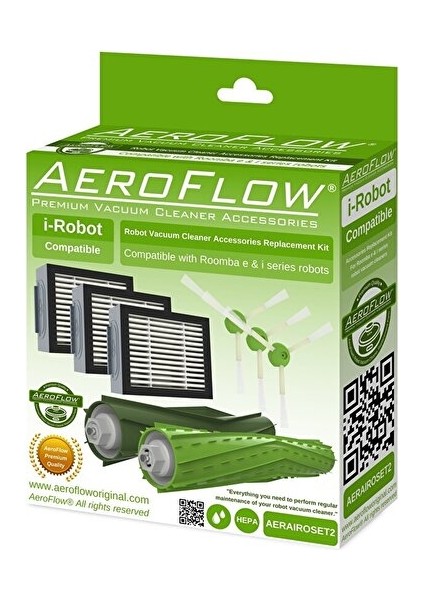 Aeroflow I-Robot Roomba E5 Uyumlu Yenileme Seti