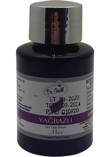 Yağ Bazlı Likit Boya Mor 50 gr