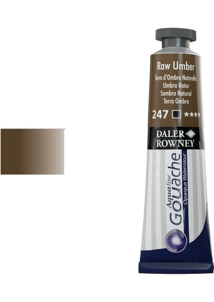 Aquafine Guaj Boya Tüp 8 ml 247 Raw Umber