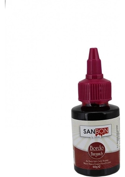 Su Bazlı Likit Sıvı Gıda Boyası 60 gr Bordo