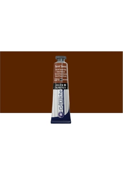 Aquafine Guaj Boya Tüp 15 ml 221 Burnt Sienna