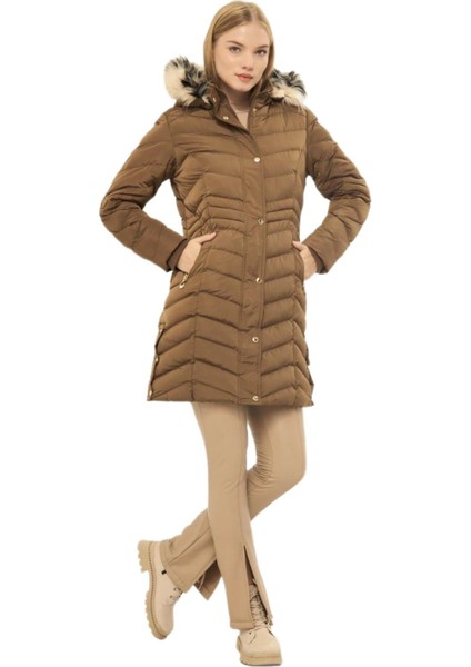 Kadın Büyük Beden Kapüşonlu Spor Mont M5302 BGL-ST03221 fiyatları