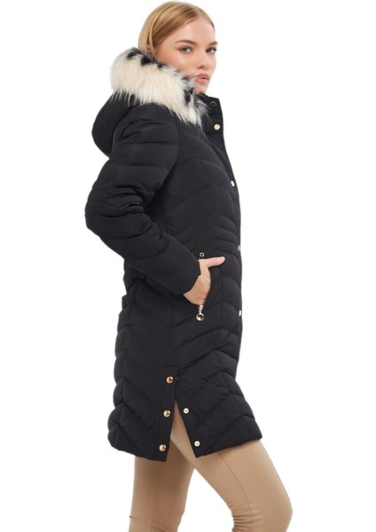 Kadın Büyük Beden Kapüşonlu Spor Mont M5302 BGL-ST03221 fırsatları