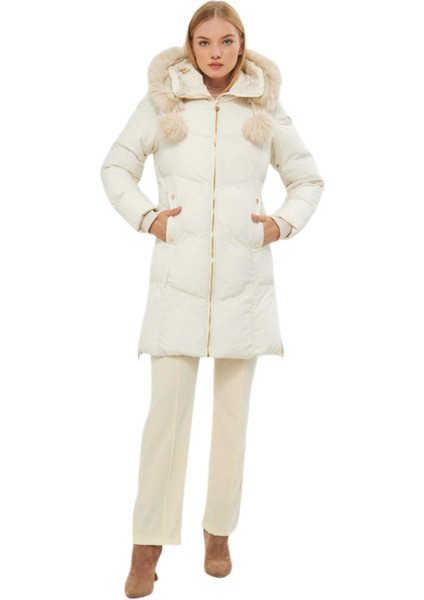 Kadın Spor Kapüşonlu Mont M5304 BGL-ST03222